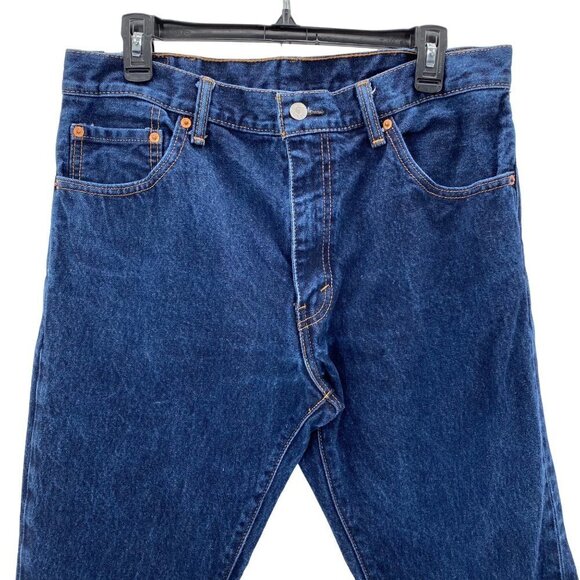 Levi’s Bootcut Blue Denim Jeans Men’s Size 34x30 - Picture 3 of 8